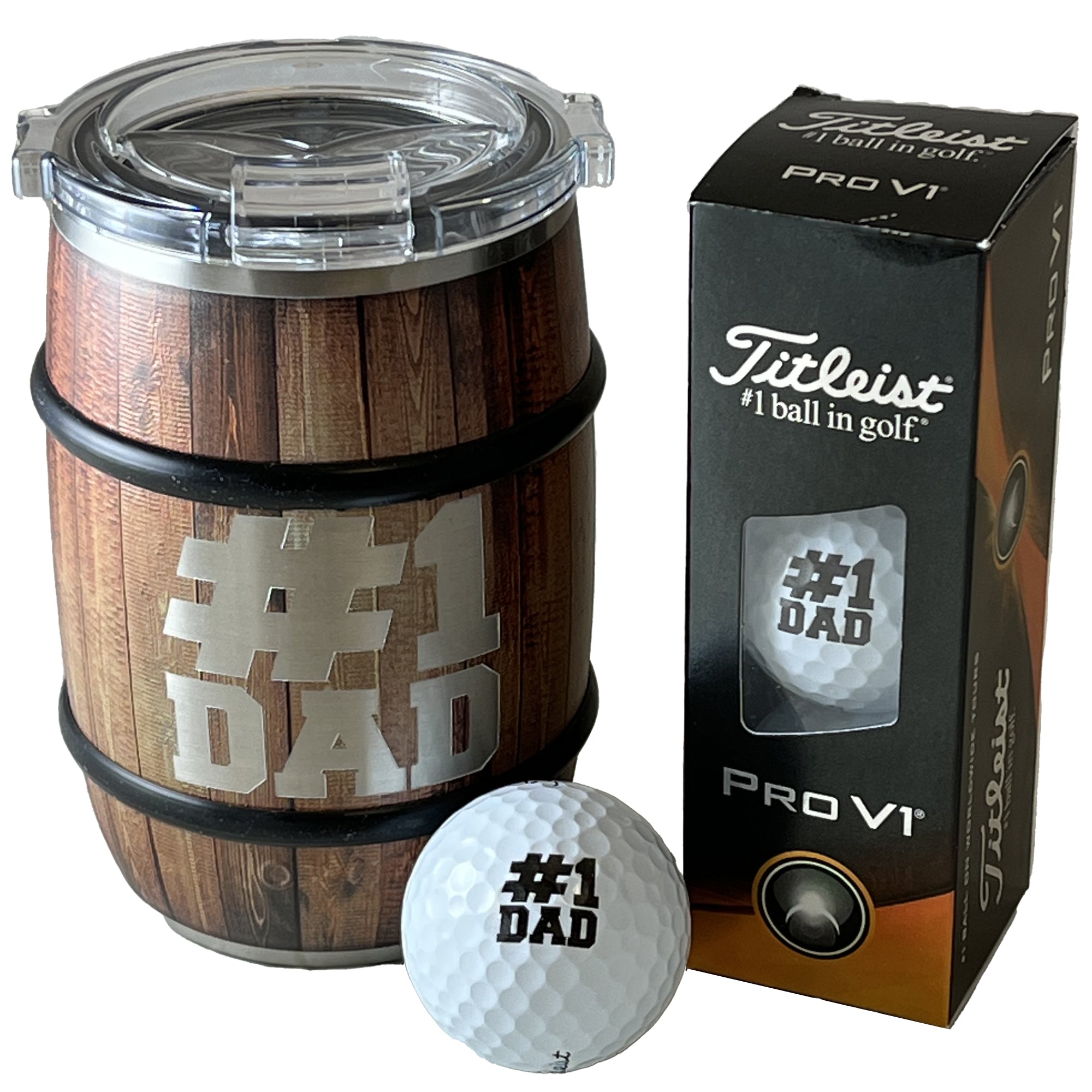 Personalized 1st Father's Day Golf Balls Titleist Pro V1 