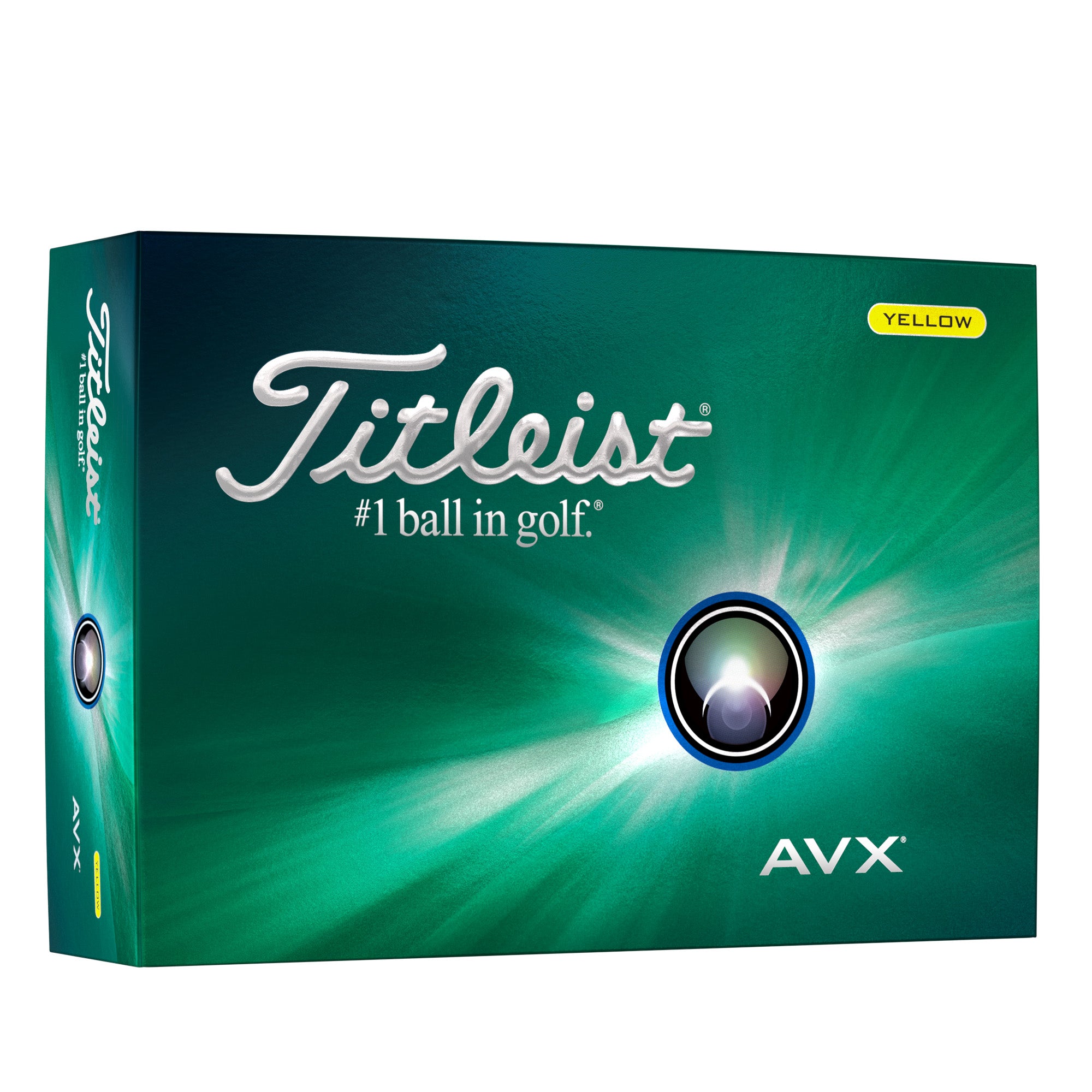 Titleist AVX Yellow - Custom Text Imprint