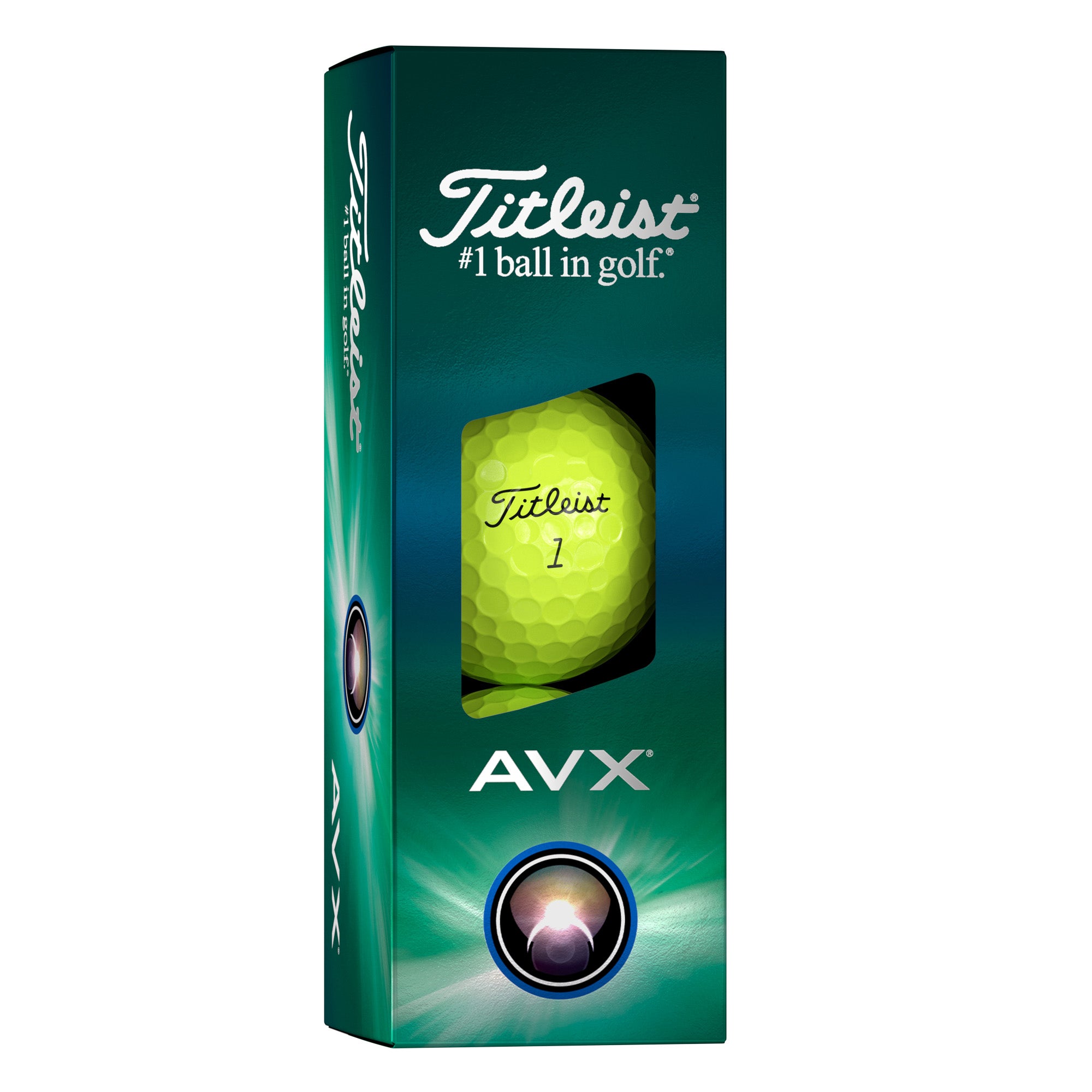 Titleist AVX Yellow - Custom Text Imprint