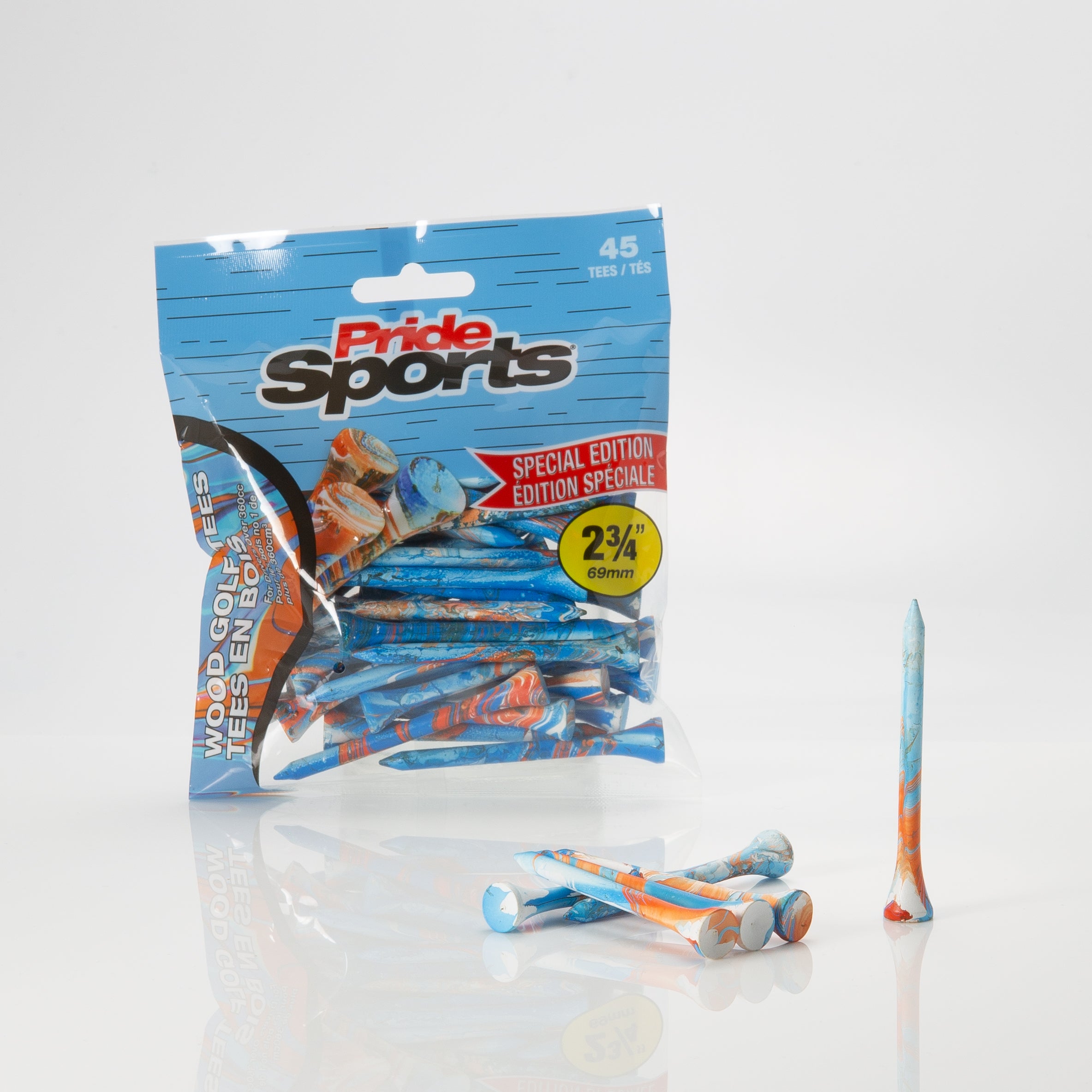 PrideSports  Special Edition Paint Splatter Tees (Blue/Orange)