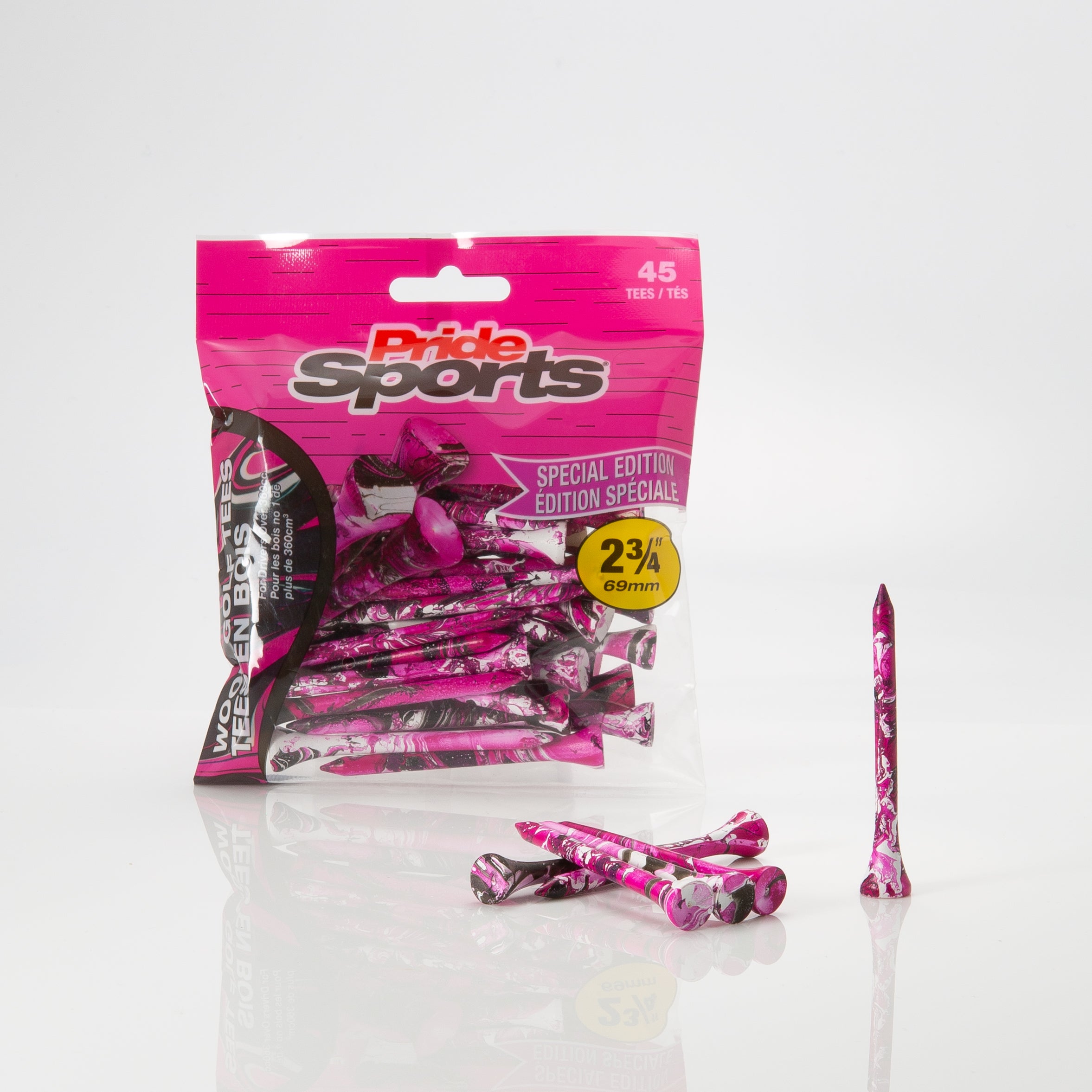 PrideSports Special Edition Paint Splatter Tees (Neon pink/Black)