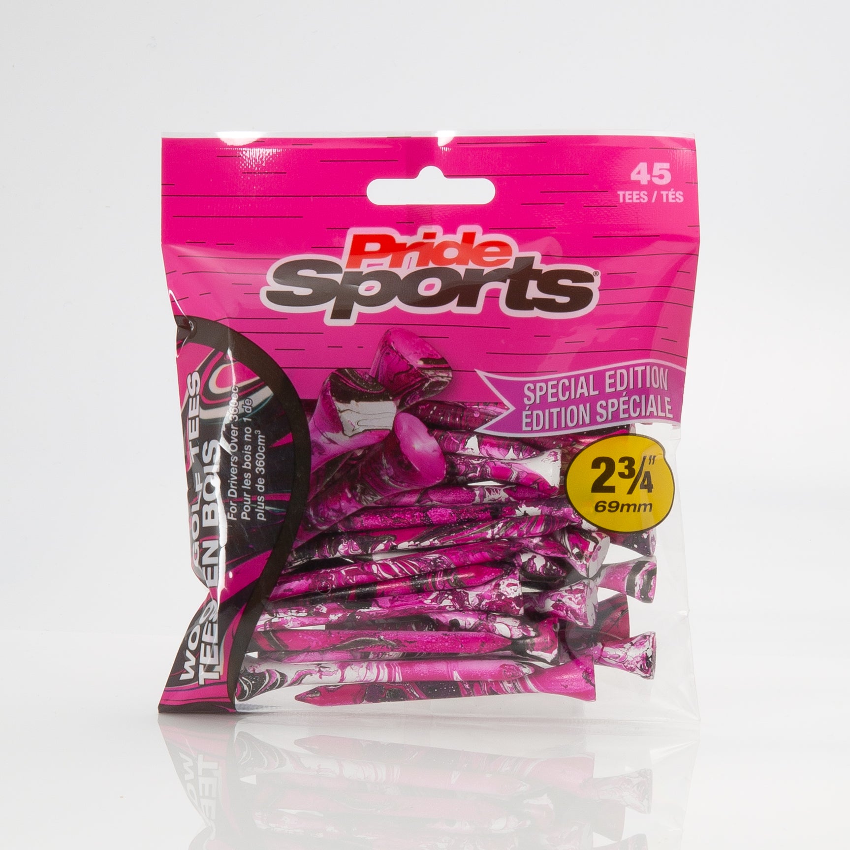 PrideSports Special Edition Paint Splatter Tees (Neon pink/Black)