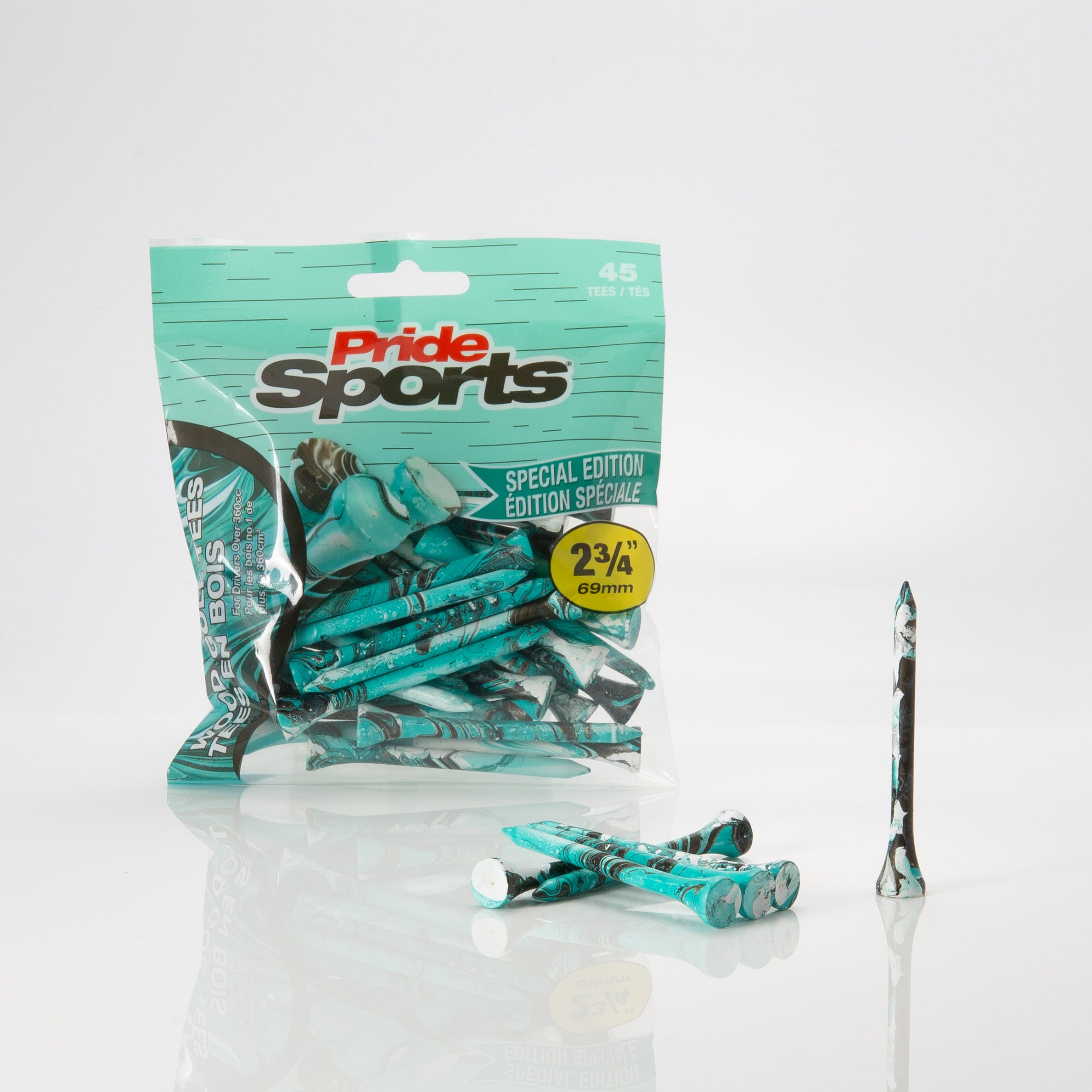 PrideSports Special Edition Paint Splatter Tees (Turquoise/Black)