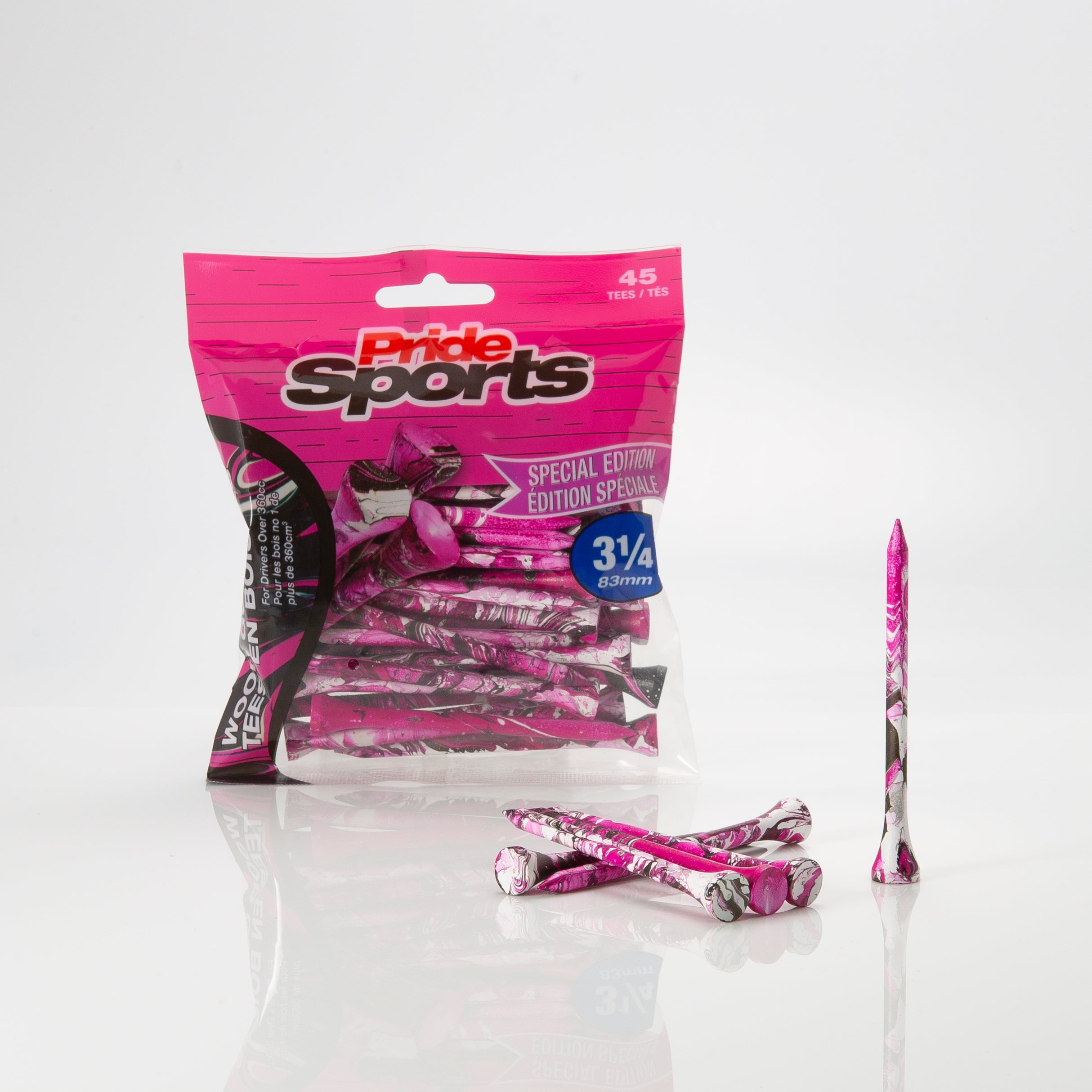 PrideSports Special Edition Paint Splatter Tees (Neon pink/Black)