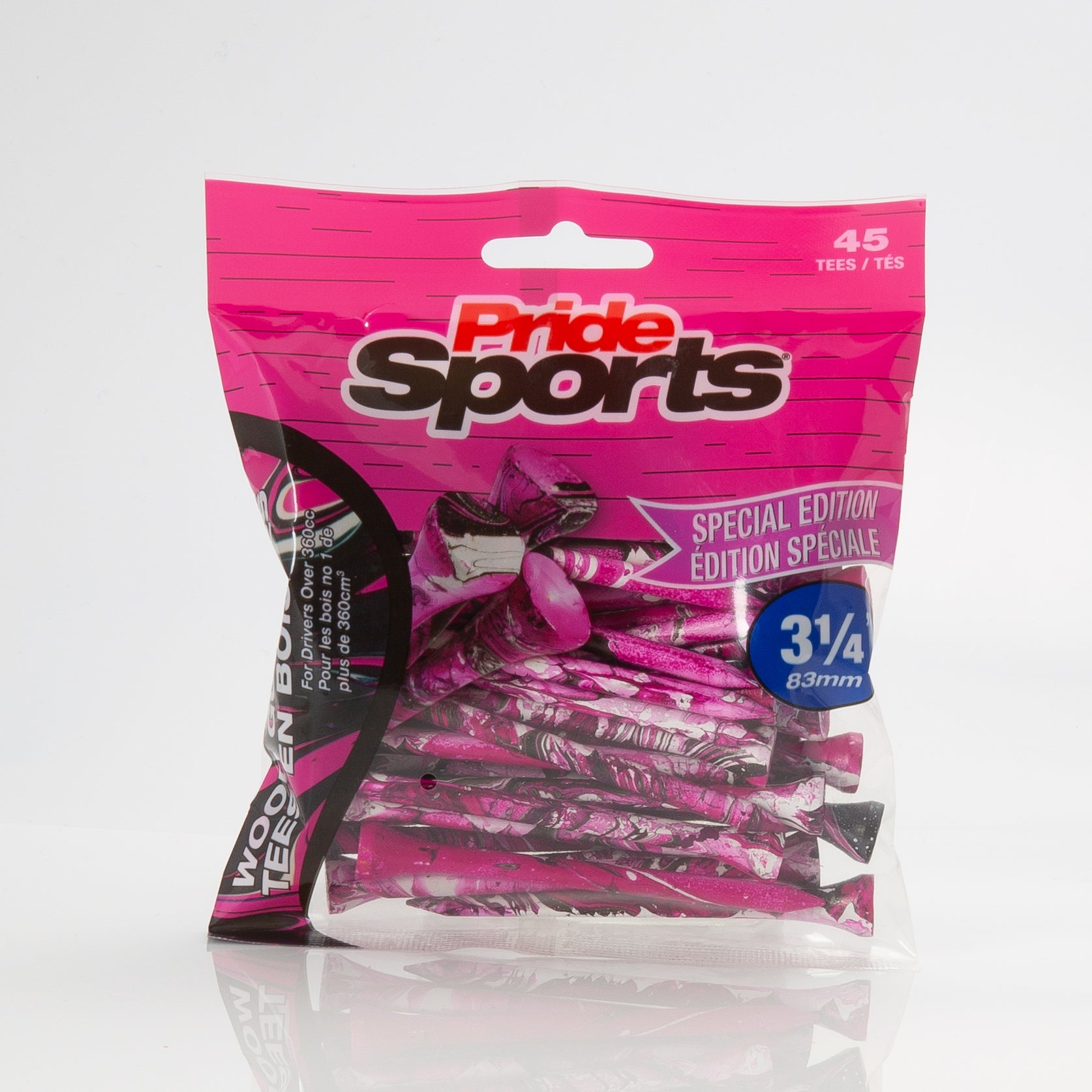 PrideSports Special Edition Paint Splatter Tees (Neon pink/Black)