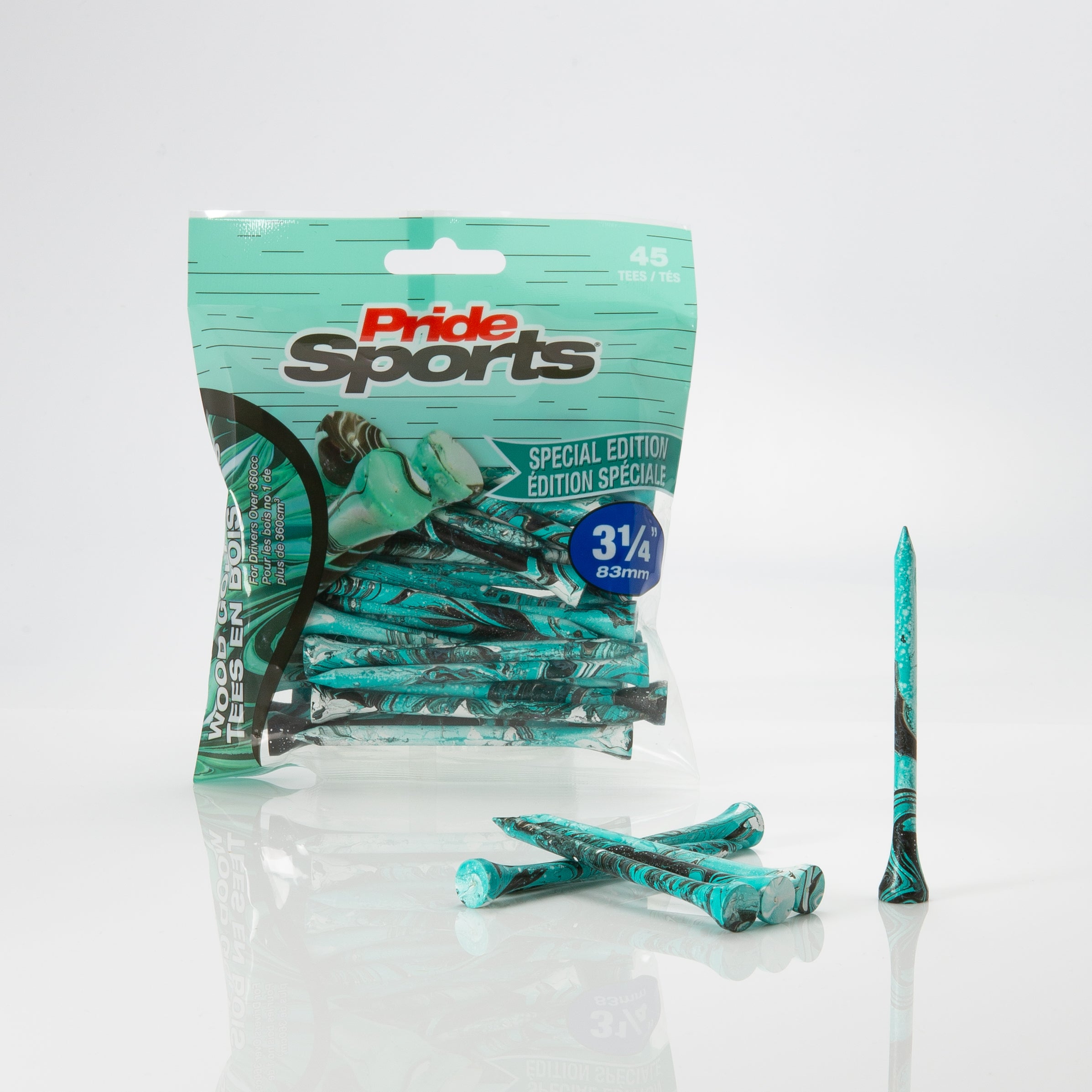 PrideSports Special Edition Paint Splatter Tees (Turquoise/Black)