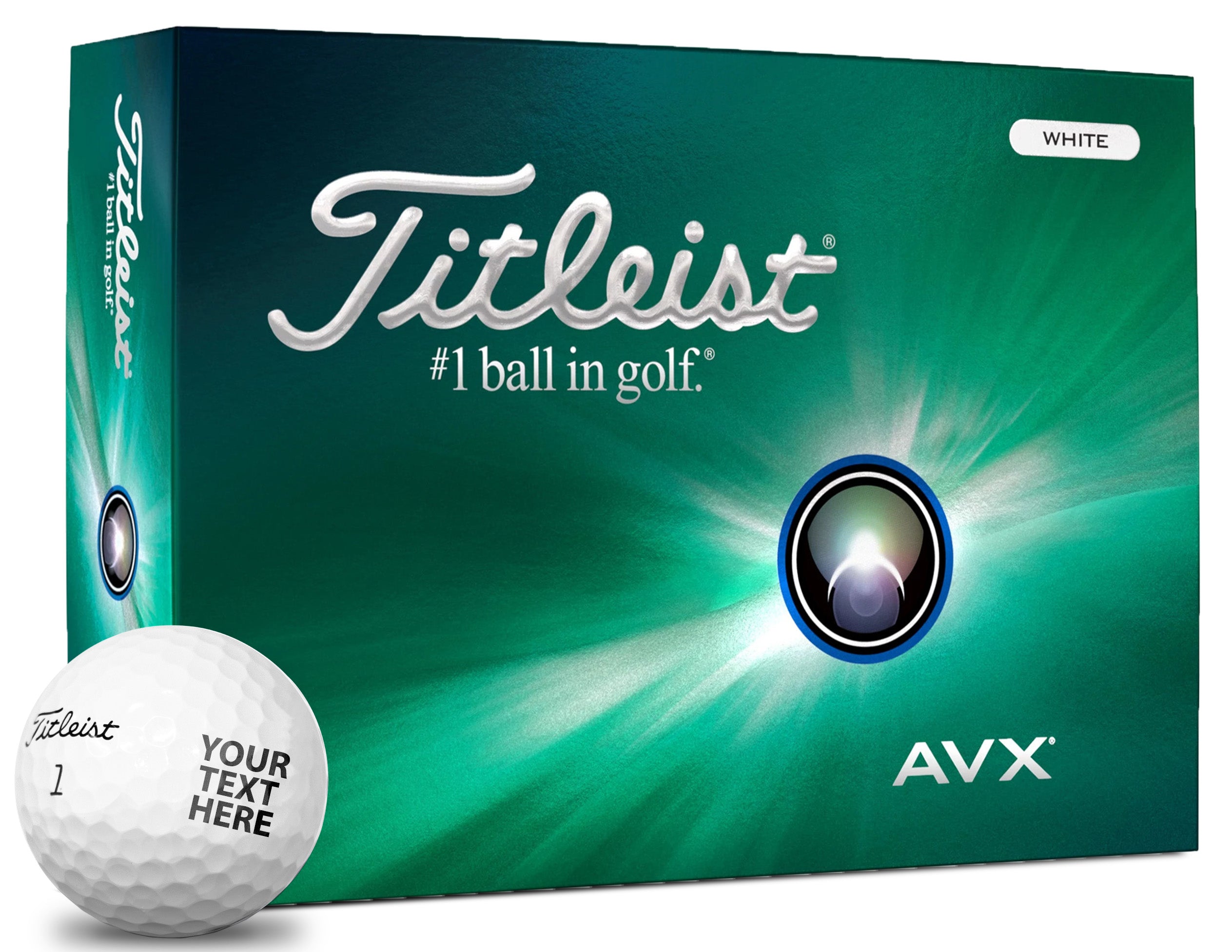 Titleist AVX - Buy 3 DZ Get 1 DZ - Free Custom Text Imprint