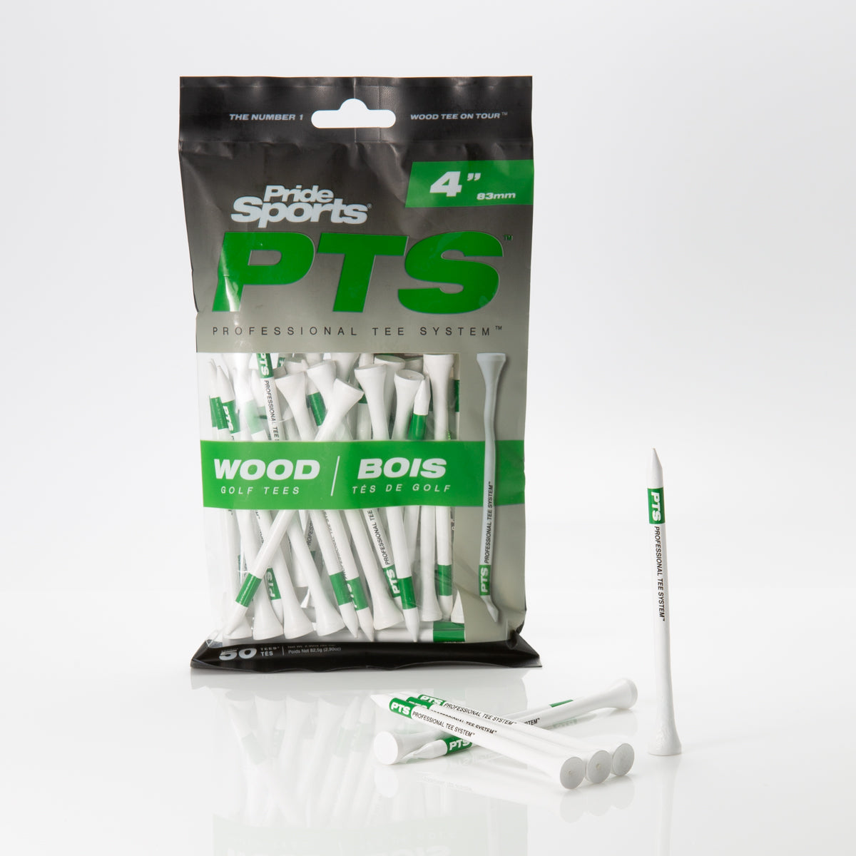 Professional Tee System™ (PTS) Wood Golf Tees