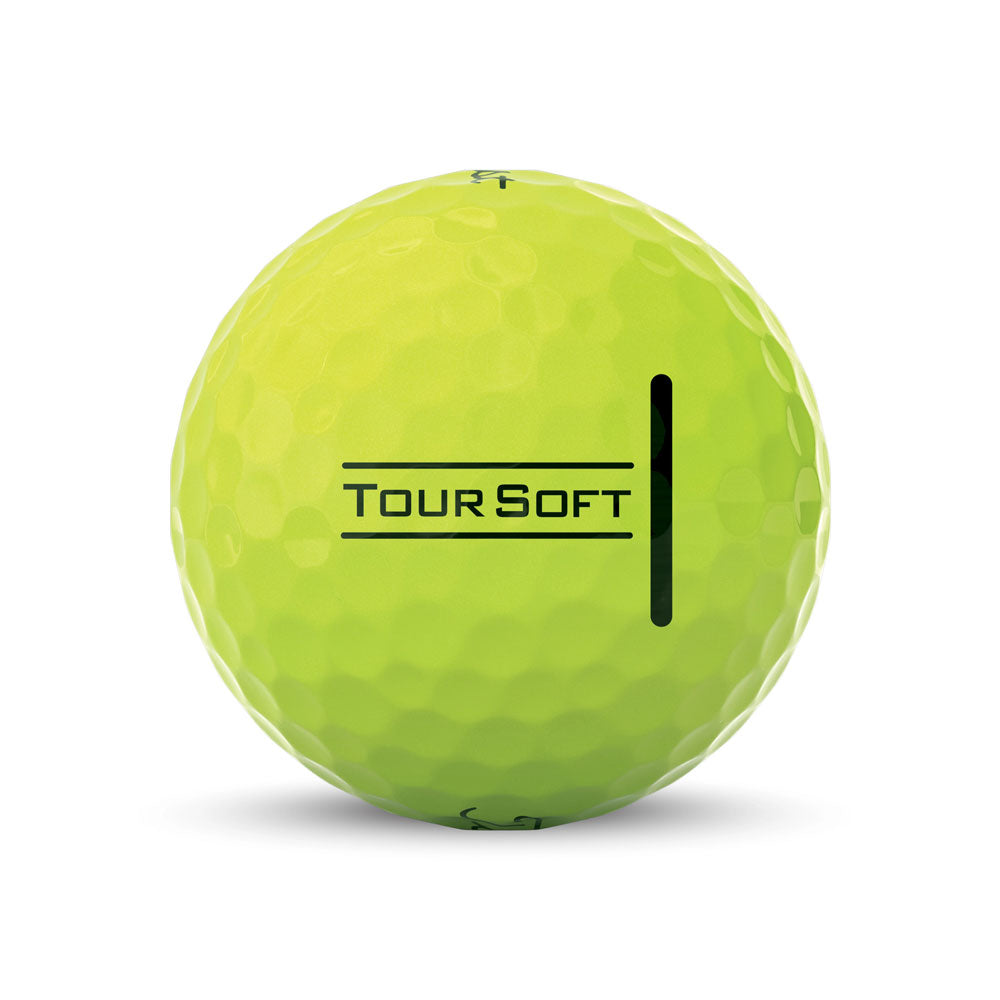 Titleist Tour Soft Yellow - Custom Logo Imprint (Prior